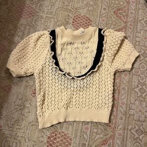 Zara shortsleeve sweater